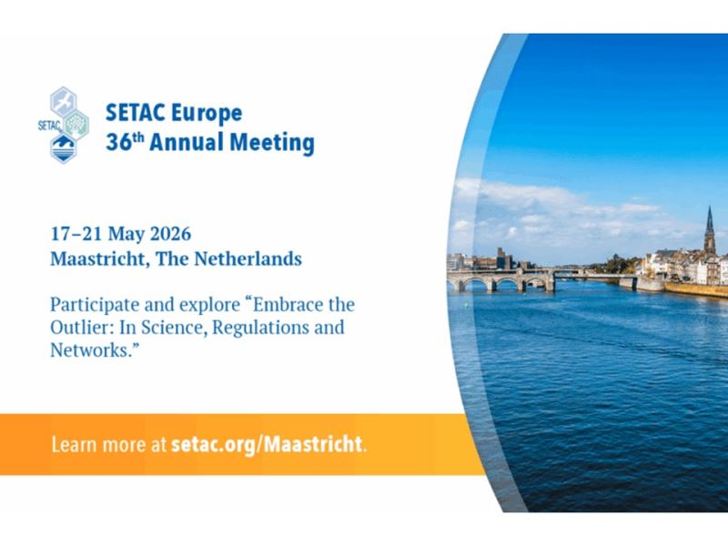 【國際研討會】2026 第36屆環境毒理及化學學會歐洲年會 (SETAC，5/17-5/21)