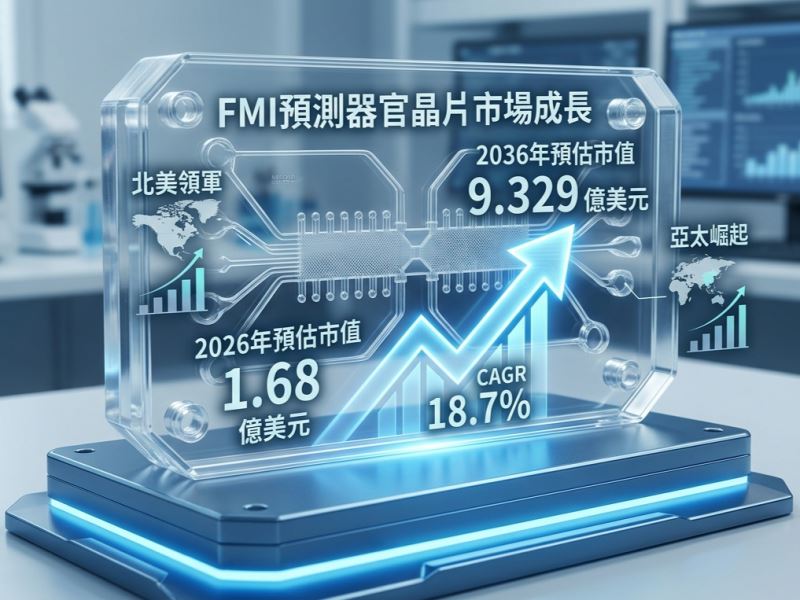 [產業轉型] FMI預測器官晶片藥品測試成長年增2成：北美穩健，亞太崛起