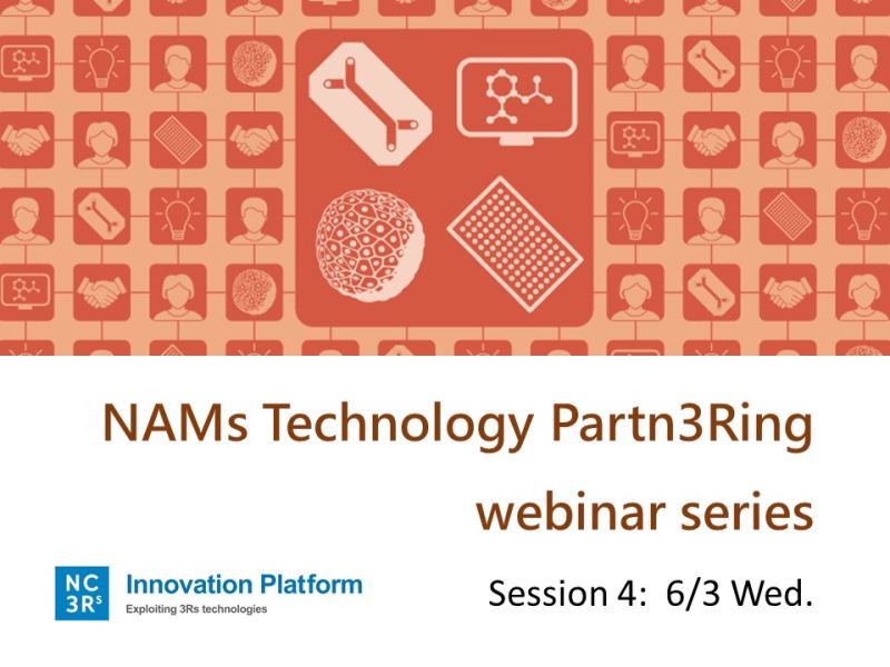 [網路研討會] NAMs科技：水凝膠、胚蛋模型、 iPSC肝細胞與類器官 (NC3Rs｜6/3)
